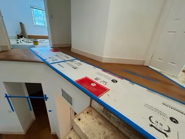 Laminate Flooring Top - After